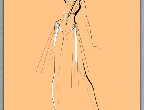 Fashion Sketch – Performance Dress